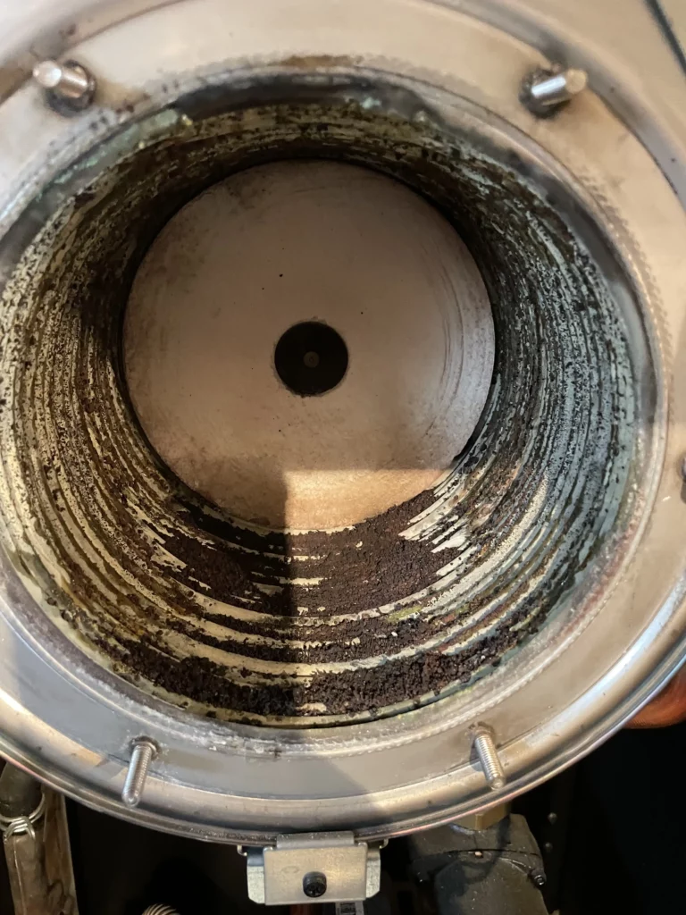 Zanesená spalovací komora plynového kotle